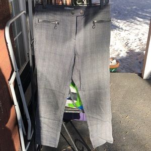 Plaid form fitting pants